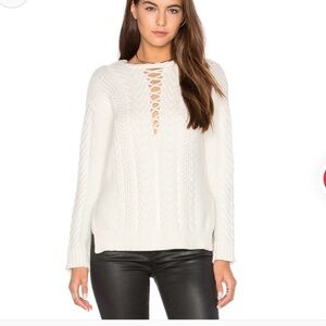 Saylor black and red contrast sweater